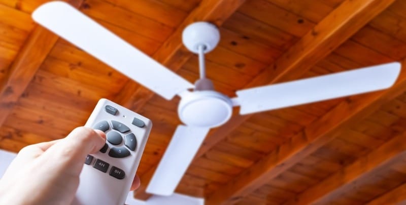 Controlling the ceiling fan