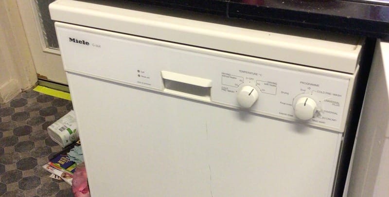 Washing machine installation